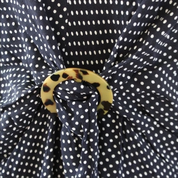 Topshop polka dot long sleeve dress - Picture 3 of 4